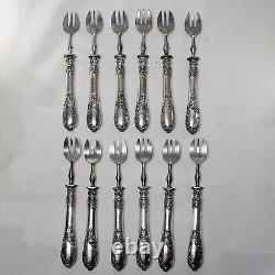 01l1 Antique Oyster Service Louis Coignet Solid Silver Minerva First Title
