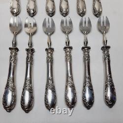 01l1 Antique Oyster Service Louis Coignet Solid Silver Minerva First Title