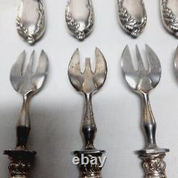 01l1 Antique Oyster Service Louis Coignet Solid Silver Minerva First Title