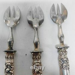01l1 Antique Oyster Service Louis Coignet Solid Silver Minerva First Title