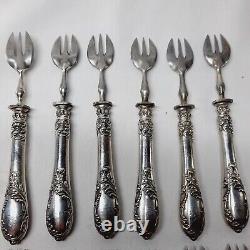 01l1 Antique Oyster Service Louis Coignet Solid Silver Minerva First Title
