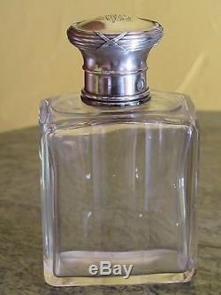 08d49 Old Necessary Toilet Bottle Sterling Silver Minerva Louis XVI Style