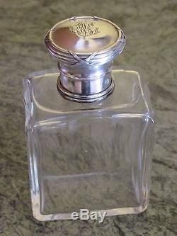 08d49 Old Necessary Toilet Bottle Sterling Silver Minerva Louis XVI Style