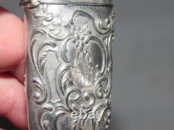 09J8 Antique Pyrogen in Solid Silver, Late 19th Century