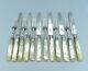1824 Old Silver Massif Dessert Cutlery Mother-of-pearl Set Handles William Iv