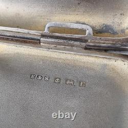 1900 Silver Cigarette Case Art Nouveau Silver Box Jugendstil England