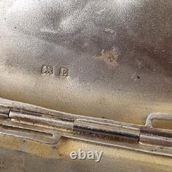 1900 Silver Cigarette Case Art Nouveau Silver Box Jugendstil England