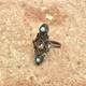 19th Century Ethnic Antique Marquise Ring Solid Silver Size 51.5 Fr