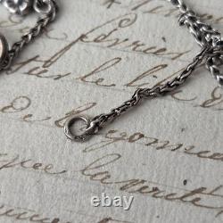 19th Century Silver Long Necklace 130 cm