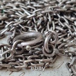 19th Century Silver Long Necklace 142 cm Beautiful Chain