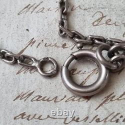 19th Century Silver Long Necklace 142 cm Beautiful Chain