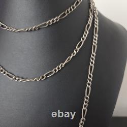 19th Century Silver Long Necklace 146 cm