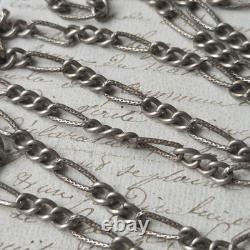 19th Century Silver Long Necklace 146 cm