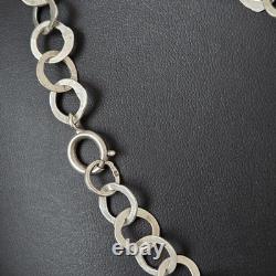 19th Century Silver Long Necklace 94 cm