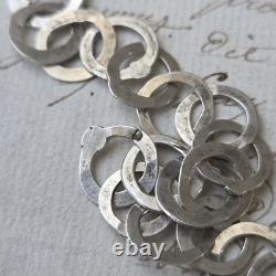 19th Century Silver Long Necklace 94 cm