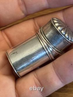 19th Century Solid Silver Makeup Box