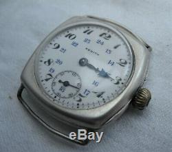 2953 Swiss Watch Zenith Old Solid Silver Punch