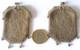 2 Antique Purse Coin Pouches, Same Model, In Solid Silver