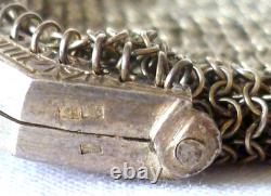 2 Antique Purse Coin Pouches, Same Model, in Solid Silver