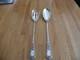 2 Antique Silver Service Cutlery With Minerva Mark, Louis Xv Decoration