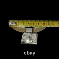 2 Antique Solid Silver Knife Holders, Edward John Haseler & Noble Haseler