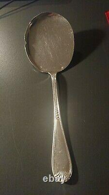 2 Old Cake Shovels And Fruit Silver Solid Punch Minerve Head