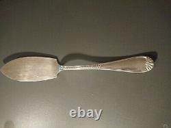 2 Old Cake Shovels And Fruit Silver Solid Punch Minerve Head