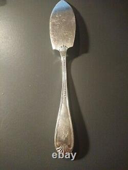 2 Old Cake Shovels And Fruit Silver Solid Punch Minerve Head