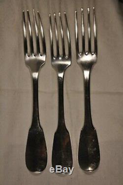 3 Forks Convent Cross Religious Sterling Silver Antique Solid Silver