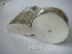 500-600gr Silver Cambodia Former Indochina Box Makeup Vanity