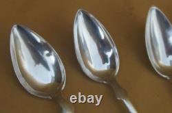 6 Antique 925 Sterling Silver Teaspoons by Goehring, USA, 1890–1920