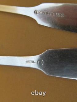 6 Antique 925 Sterling Silver Teaspoons by Goehring, USA, 1890–1920