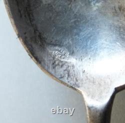 6 Antique Silver Teaspoons Minerva Hallmark 2nd Title Ed. Bonnescoeur