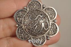 6 Berber Brooches Ancient Solid Silver Antique Silver Ethnic Brooch