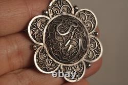 6 Berber Brooches Ancient Solid Silver Antique Silver Ethnic Brooch