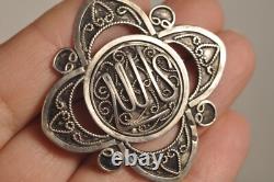 6 Berber Brooches Ancient Solid Silver Antique Silver Ethnic Brooch
