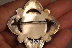 6 Berber Brooches Ancient Solid Silver Antique Silver Ethnic Brooch