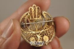 6 Berber Brooches Ancient Solid Silver Antique Silver Ethnic Brooch