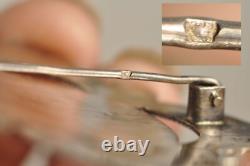 6 Berber Brooches Ancient Solid Silver Antique Silver Ethnic Brooch