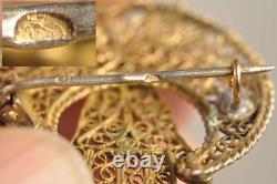 6 Berber Brooches Ancient Solid Silver Antique Silver Ethnic Brooch