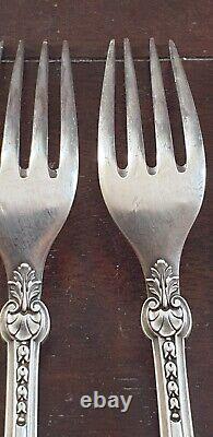 6 Solid Silver Antique Forks 475 grams - Goldsmith Hallmark