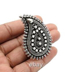 925 Sterling Silver Jewelry Vintage Style Fancy Solid Silver Ring Size 10 W22