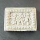 Antique Box Pill Powder Compact Solid Silver Cherubs