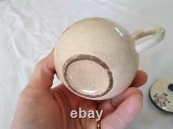 ANTIQUE CERAMIC TEAPOT JAPAN SOLID SILVER silver Japanese Satsuma teapot
