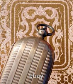 ANTIQUE LOUIS DOOR in CHISELED STERLING SILVER 19th CENTURY