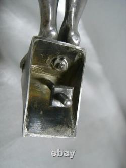 ANTIQUE RARE CHRIST CRUCIFIX SOLID SILVER RELIGIOUS STATUE JESUS 251 grams