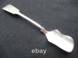 ANTIQUE SILVER SOLID SALT SPOON 205 mm 59 G