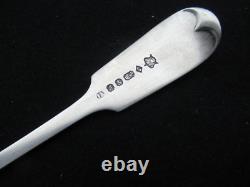 ANTIQUE SILVER SOLID SALT SPOON 205 mm 59 G