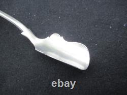 ANTIQUE SILVER SOLID SALT SPOON 205 mm 59 G