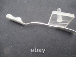 ANTIQUE SILVER SOLID SALT SPOON 205 mm 59 G